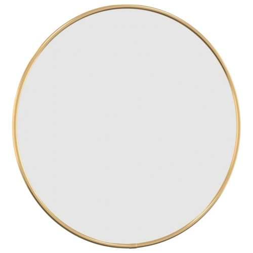 Zidno ogledalo zlatno Ø 40 cm okruglo Cijena