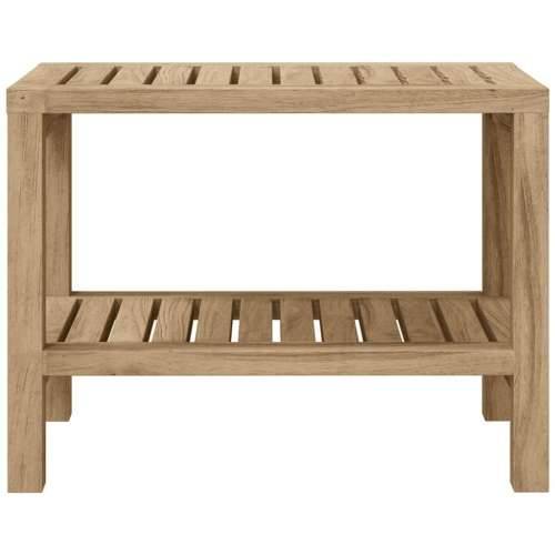 Kupaonski bočni stolić 60 x 30 x 45 cm od masivne tikovine Cijena
