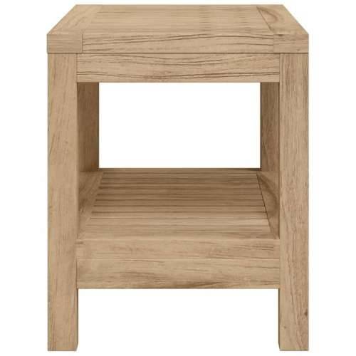 Kupaonski bočni stolić 60 x 30 x 45 cm od masivne tikovine Cijena