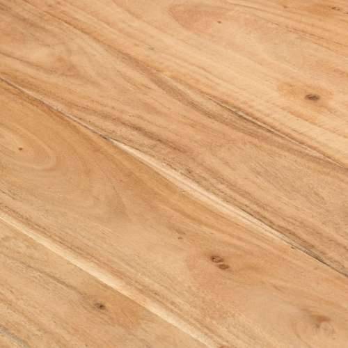 Blagovaonski stol crni 180x90x77 cm od masivnog bagremovog drva  - Crna 180 x 90 x 77 cm 1 Masivno bagremovo drvo Cijena