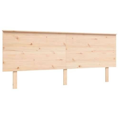 Okvir kreveta bez madraca 200 x 200 cm od masivne borovine - Prirodna 200 x 200 cm Cijena
