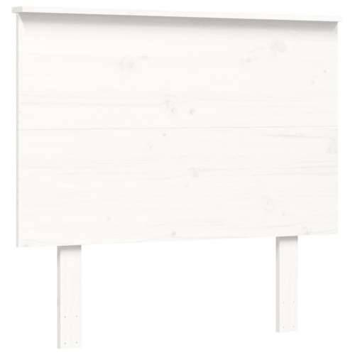Okvir kreveta bez madraca bijeli 90 x 200 cm masivna borovina Cijena
