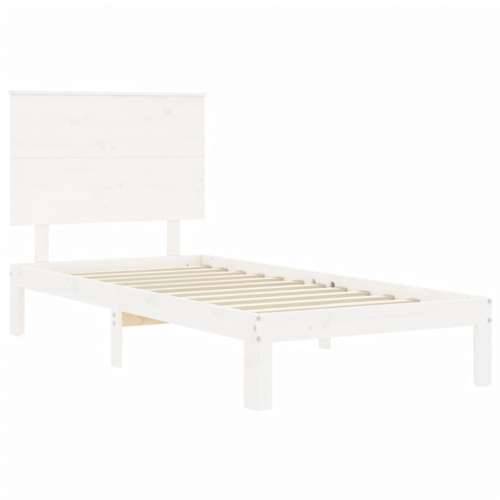 Okvir kreveta bez madraca bijeli 100x200 cm konstruirano drvo - Bijela 100 x 200 cm Cijena