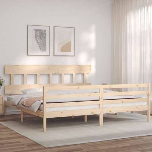 Okvir kreveta s uzglavljem veliki bračni od masivnog drva Cijena