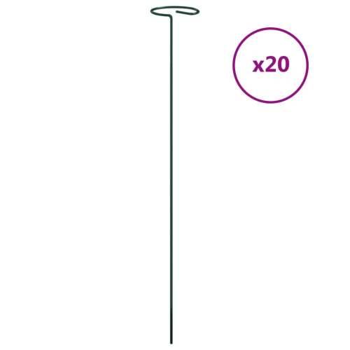 Kolci za vrtne biljke 20 kom tamnozeleni 40 cm čelični - 40 cm 20 Cijena