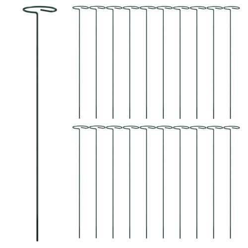Kolci za vrtne biljke 20 kom tamnozeleni 40 cm čelični - 40 cm 20 Cijena