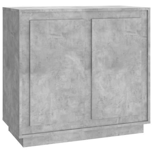Komoda siva boja betona 80 x 34 x 75 cm od konstruiranog drva - Beton siva 1 Cijena