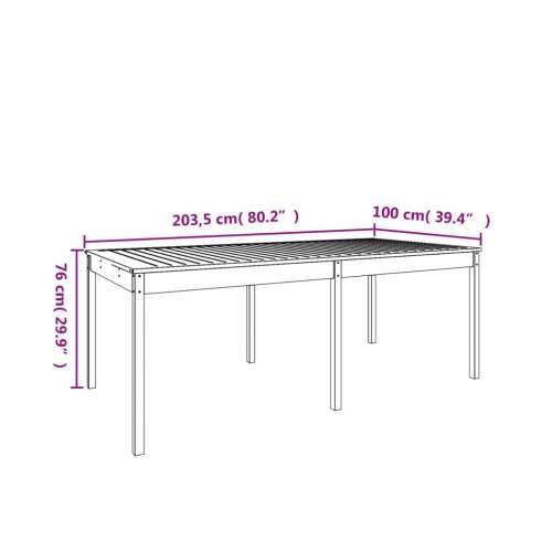 Vrtni stol 203,5 x 100 x 76 cm od masivne duglazije - Prirodni douglas 203.5 x 100 x 76 cm 1 Cijena