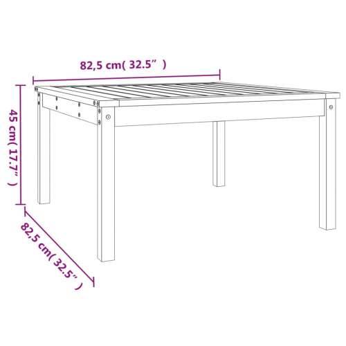 Vrtni stol 82,5 x 82,5 x 45 cm od masivne duglazije - Prirodni douglas 82.5 x 82.5 x 45 cm 1 Cijena