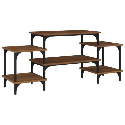 TV ormarić boja smeđeg hrasta 117x35x52 cm konstruirano drvo - Smeđi hrast 1 117 cm Cijena