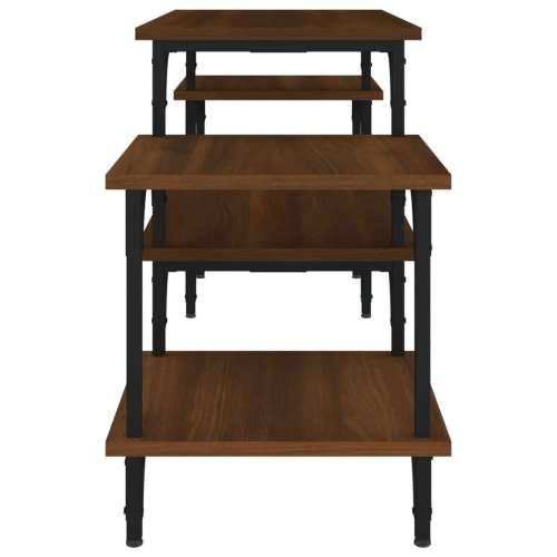 TV ormarić boja smeđeg hrasta 117x35x52 cm konstruirano drvo - Smeđi hrast 1 117 cm Cijena