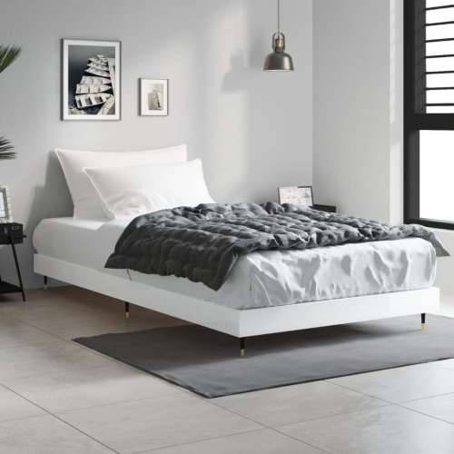 Okvir za krevet visoki sjaj bijeli 120x200 cm konstruirano drvo Cijena