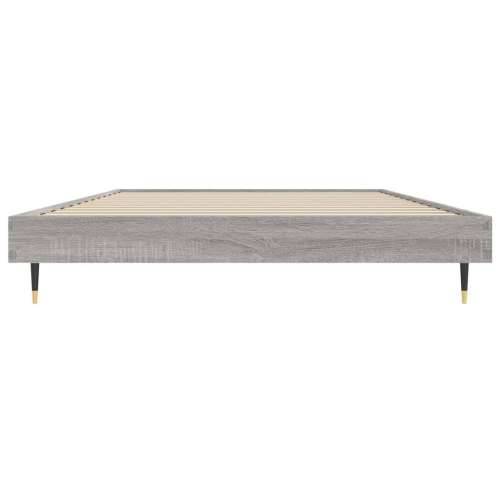 Okvir za krevet boja hrasta 100x200 cm od konstruiranog drva Cijena
