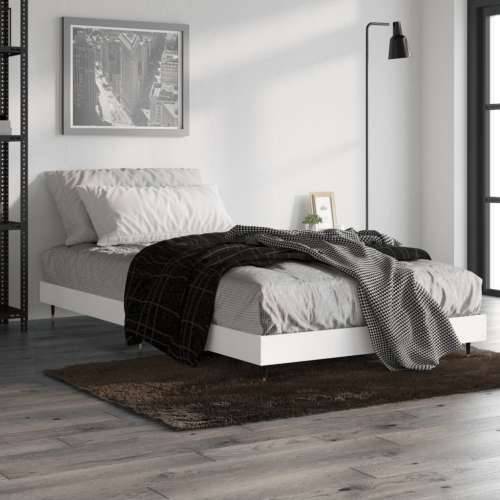 Okvir za krevet bijeli 90x200 cm konstruirano drvo