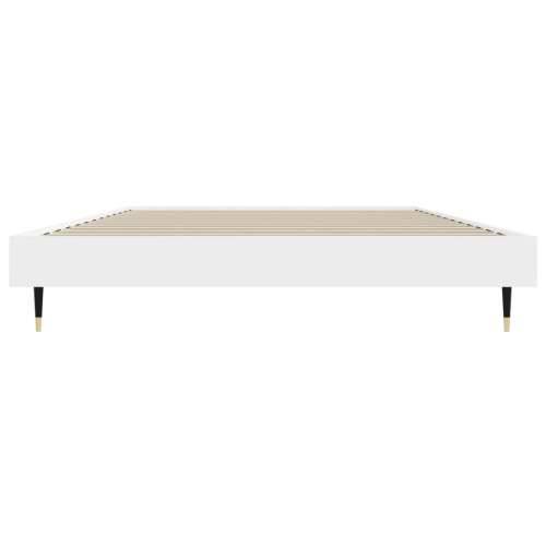Okvir za krevet bijeli 90x200 cm konstruirano drvo - Bijela 90 x 200 cm Cijena