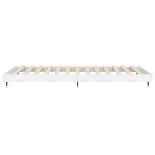 Okvir za krevet bijeli 90x200 cm konstruirano drvo - Bijela 90 x 200 cm Cijena