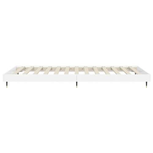 Okvir za krevet visoki sjaj bijeli 90x200 cm konstruirano drvo Cijena