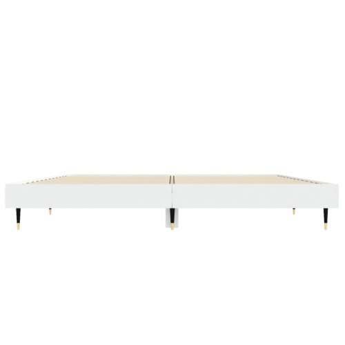 Okvir za krevet bijela 140x190 cm konstruirano drvo - Bijela 140 x 190 cm Cijena