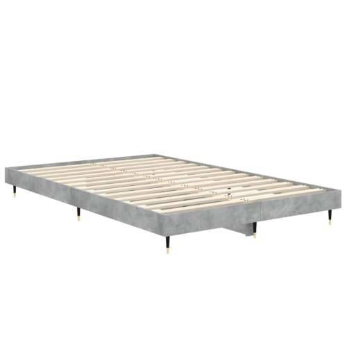 Okvir kreveta boja betona 120x190 cm od konstruiranog drva Cijena