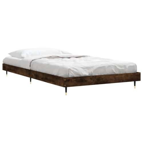 Okvir za krevet boja hrasta 90x190 cm konstruirano drvo Cijena