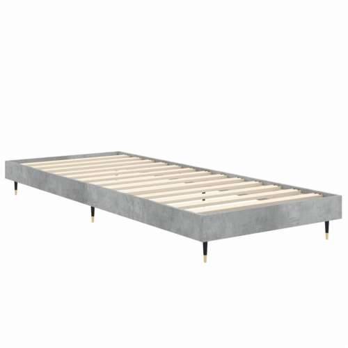 Okvir kreveta boja betona 75x190 cm od konstruiranog drva Cijena