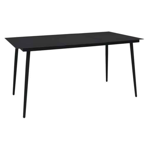 Vrtna garnitura - 9-dijelni vrtni blagovaonski set od PVC ratana crni - 9 8 Cijena