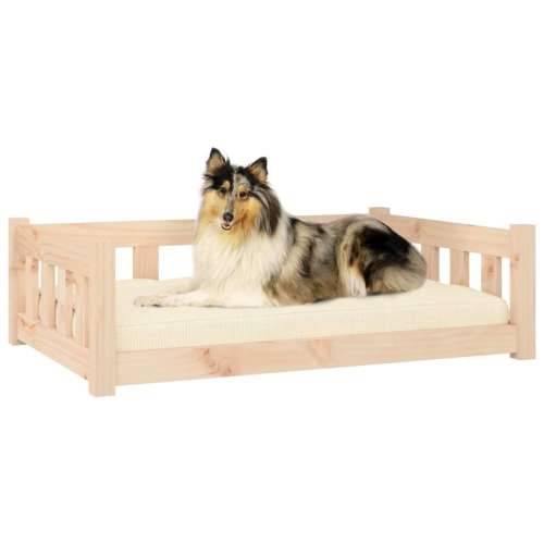 Krevet za pse 95,5 x 65,5 x 28 cm od masivne borovine Cijena
