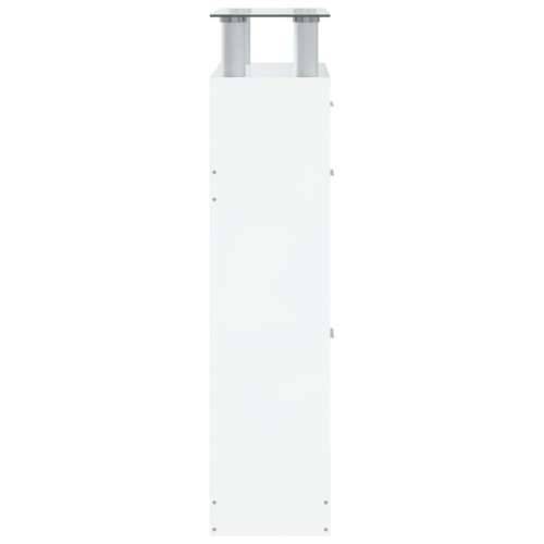 Ormarić za cipele sjajni bijeli 63x24x104 cm konstruirano drvo - Visoko sjajno bijela 1 Cijena