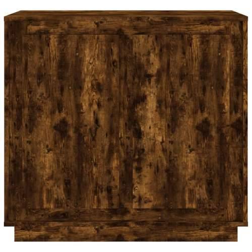 Komoda boja dimljenog hrasta 80 x 34 x 75 cm konstruirano drvo - Dimljeni hrast 1 Cijena