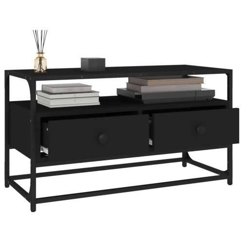 TV ormarić crni 80 x 35 x 45 cm od konstruiranog drva - Crna 1 80 cm Cijena