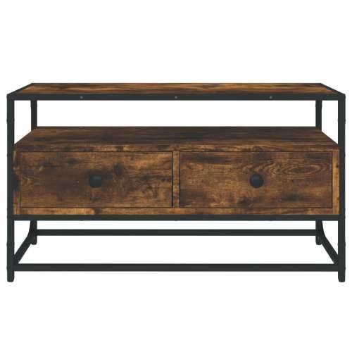 TV ormarić boja dimljenog hrasta 80x35x45 cm konstruirano drvo - Dimljeni hrast 1 80 cm Cijena