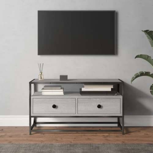 TV ormarić boja hrasta sonome 80x35x45 cm konstruirano drvo - Sivi hrast sonoma 1 80 cm Cijena