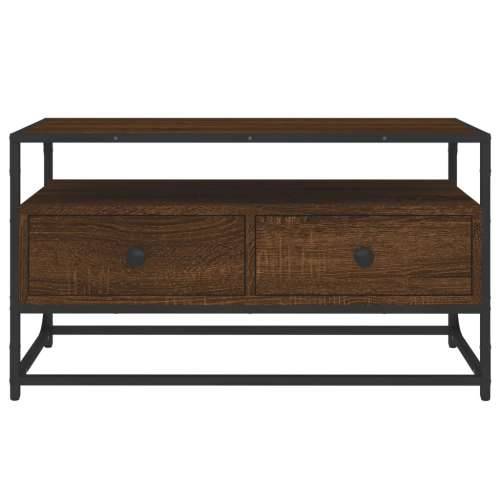 TV ormarić smeđa boja hrasta 80x35x45 cm konstruirano drvo - Smeđi hrast 1 80 cm Cijena