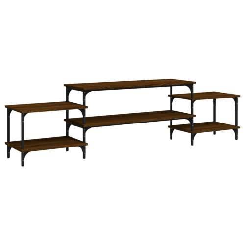 TV ormarić boja smeđeg hrasta 197x35x52 cm konstruirano drvo - Smeđi hrast 1 197 cm Cijena