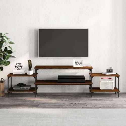 TV ormarić boja smeđeg hrasta 197x35x52 cm konstruirano drvo - Smeđi hrast 1 197 cm Cijena