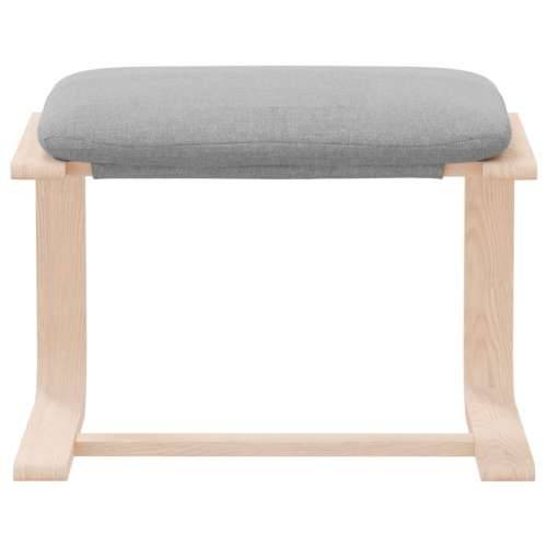 Tabure svjetlosivi 51 x 41 x 40 cm od tkanine - Svjetlosiva 1 Cijena