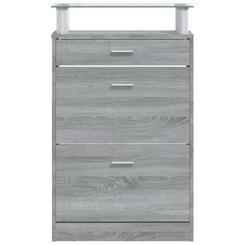 Ormarić za cipele boja hrasta 63x24x104 cm konstruirano drvo - Sivi hrast sonoma 1 Cijena