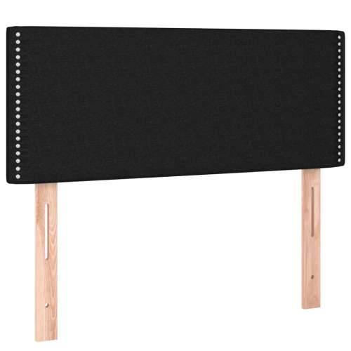 Box spring krevet s madracem crni 90x190 cm od tkanine - Crna 90 x 190 cm Obično s čavlima Cijena