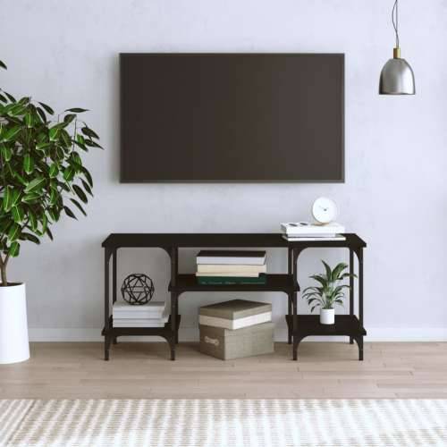 TV ormarić crni 102 x 35 x 45,5 cm od konstruiranog drva - Crna 1 Cijena