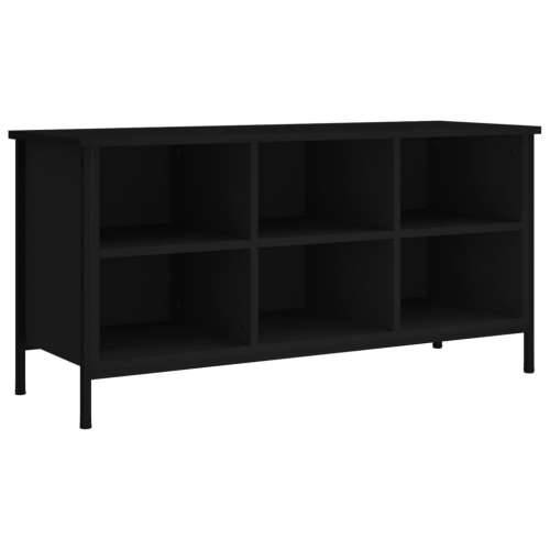 Ormarić za cipele crni 100 x 35 x 50 cm od konstruiranog drva - Crna 1 50 cm 100 cm Cijena