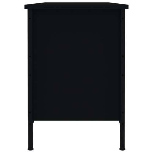 Ormarić za cipele crni 100 x 35 x 50 cm od konstruiranog drva - Crna 1 50 cm 100 cm Cijena