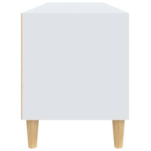 TV ormarić bijeli 100 x 34,5 x 44,5 cm od konstruiranog drva - Bijela 1 100 cm 34.5 cm Cijena