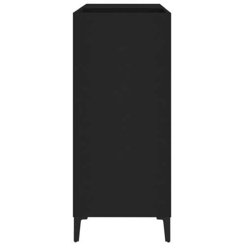 Ormarić za ploče crni 84,5 x 38 x 89 cm od konstruiranog drva Cijena