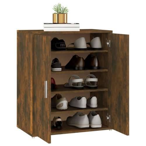 Ormarić za cipele boja hrasta 60 x 35 x 70 cm konstruirano drvo - Dimljeni hrast 60 x 35 x 70 cm 1 shoe cabinet with door Cijena