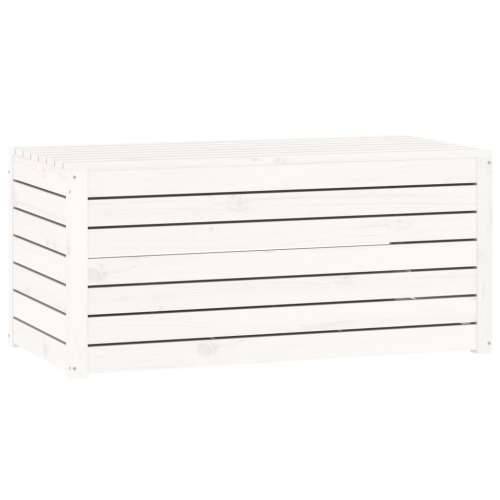 Vrtna kutija bijela 101 x 50,5 x 46,5 cm od masivne borovine - Bijela 101 x 50.5 x 46.5 cm Cijena