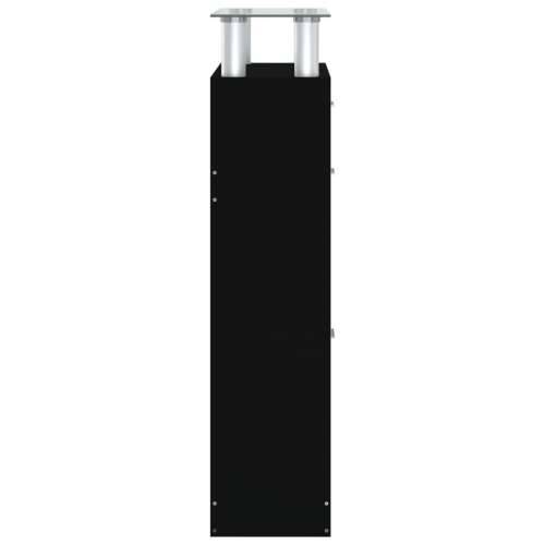 Ormarić za cipele crni 63 x 24 x 104 cm od konstruiranog drva - Crna 1 Cijena