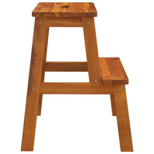 Stolac s 2 stepenice 40x38x50 cm od masivnog bagremovog drva Cijena
