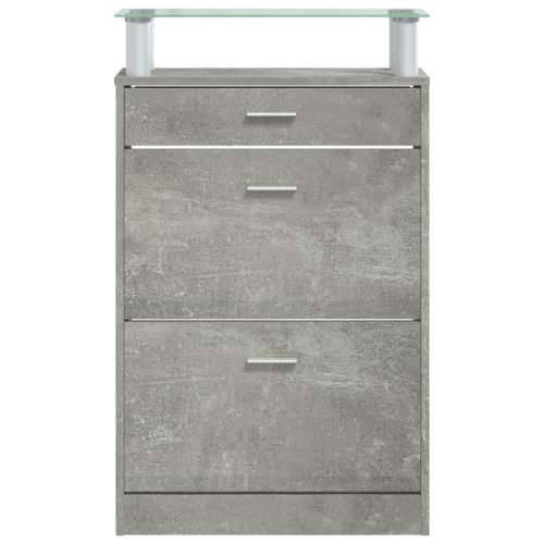 Ormarić za cipele boja betona 63x24x104 cm konstruirano drvo - Beton siva 1 Cijena