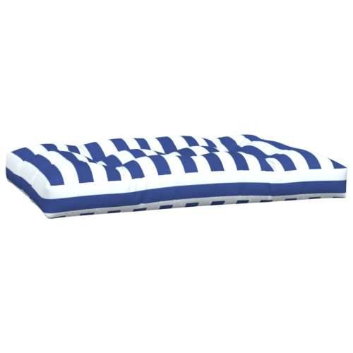Jastuci za palete 2 kom plavo-bijele pruge od tkanine Cijena