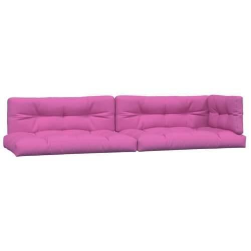 Jastuci za palete 5 kom s ružičasti od tkanine Cijena